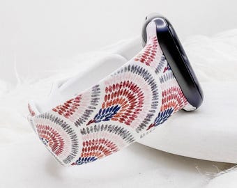 Boho Rainbow Watch Band compatible with Apple Watch Fitbit Samsung