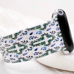 Pasek do zegarka Floral Cross kompatybilny z Apple Watch Fitbit Samsung