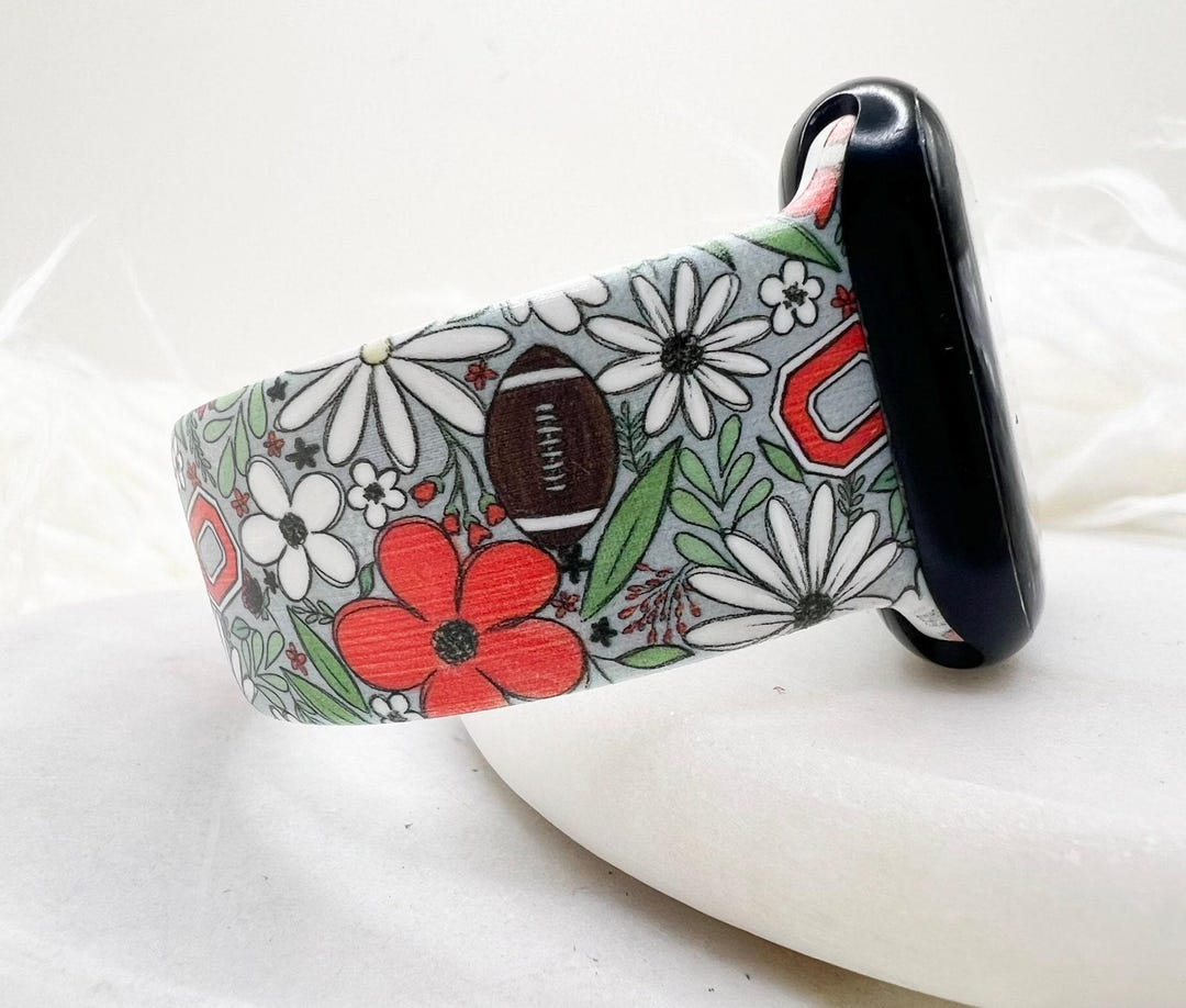 Ohio Football Watch Band Compatible With Apple Watch Fitbit Samsung ...