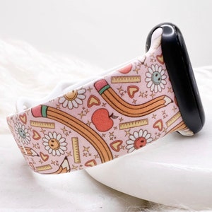 Retro Teacher Watch Band compatible with Apple Watch Fitbit Samsung