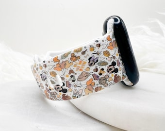 Thanksgiving Mouse-horlogeband compatibel met Apple Watch Fitbit Samsung Garmin