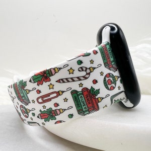 Teacher Christmas Watch Band compatible with Apple Watch Fitbit Samsung