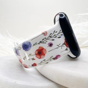 Dainty Spring Flowers Watch Band compatible with Apple Watch Fitbit Samsung