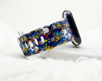 Rainbow Girl Watch Band compatible with Apple Watch Fitbit Samsung