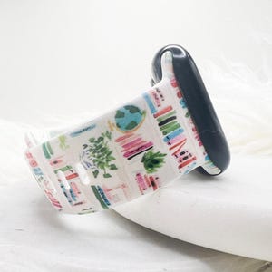 Book Lover Watch Band compatible with Apple Watch Fitbit Samsung image 1