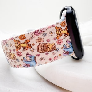 Pulseira Yellow Bear compatível com Apple Watch, Fitbit, Samsung e Garmin.