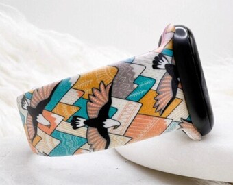 Aztec Eagle Watch Band compatible with Apple Watch Fitbit Samsung Garmin