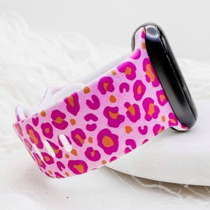 Leopard Watch Band compatible with Apple Watch Fitbit Samsung