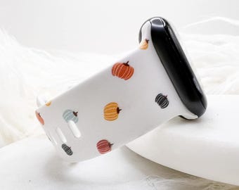 Minimalist Pumpkin Watch Band compatible with Apple Watch Fitbit Samsung