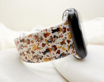 Thanksgiving Mouse-horlogeband compatibel met Apple Watch Fitbit Samsung