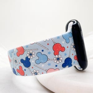 Happiest Place 4th of July Watch Band compatible with Apple Watch Fitbit Samsung image 1