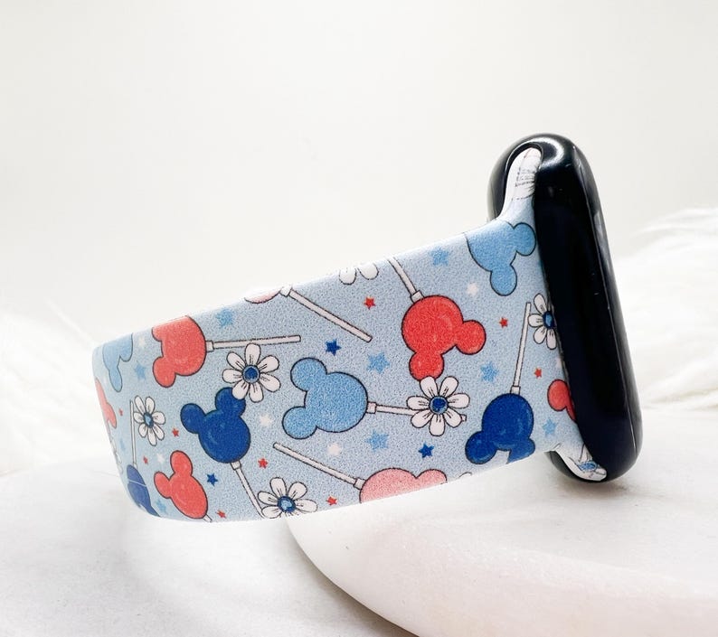 Happiest Place 4th of July Watch Band compatible with Apple Watch Fitbit Samsung image 1