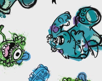 Correa Monsters compatible con Apple Watch, Fitbit y Samsung.