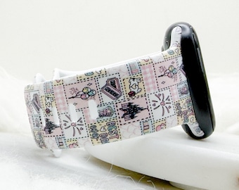Magical Mouse Patchwork Watch Band compatible with Apple Watch Fitbit Samsung