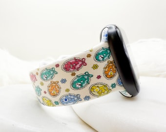 Caring Bear Watch Band compatible with Apple Watch Fitbit Samsung