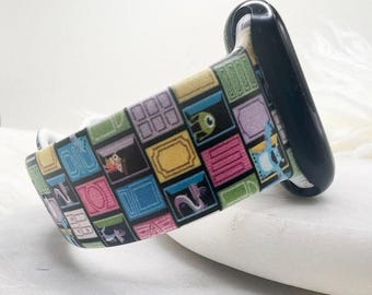 Correa Monsters compatible con Apple Watch, Fitbit y Samsung.