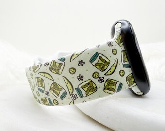 Green Guy Pickles Watch Band compatible with Apple Watch Fitbit Samsung
