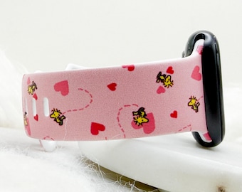 Bird Valentines Day Watch Band compatible with Apple Watch Fitbit Samsung