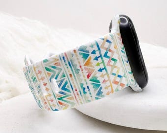 Aztec Watch Band compatible with Apple Watch Fitbit Samsung Garmin