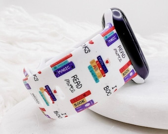 Teacher Book Lover Watch Band compatible with Apple Watch Fitbit Samsung