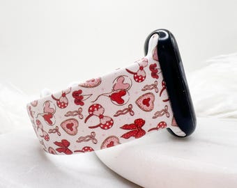 Cinturino Mouse Love Favorites compatibile con Apple Watch Fitbit Samsung