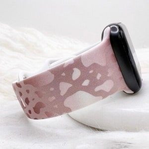 Cow Print Watch Band compatible with Apple Watch Fitbit Samsung