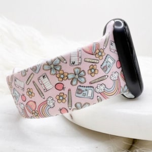 Dainty Teacher Watch Band compatible with Apple Watch Fitbit Samsung