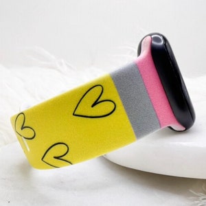 Teacher Heart Pencil Watch Band compatible with Apple Watch Fitbit Samsung
