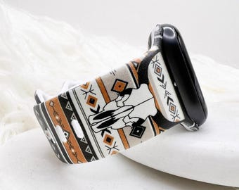 Western Serape Watch Band compatible with Apple Watch Fitbit Samsung
