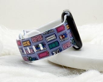 Correa Monsters compatible con Apple Watch, Fitbit y Samsung.