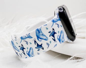Sea Life-horlogeband compatibel met Apple Watch Fitbit Samsung