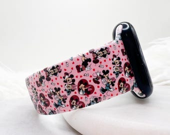 Mouse Love Watch Band compatible with Apple Watch Fitbit Samsung Garmin