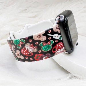 Happiest Place Snacks Christmas Watch Band compatible with Apple Watch Fitbit Samsung