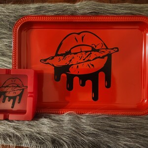 Drip Lips Rolling Tray Set