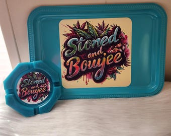Stoned&Boujee Rolling Tablett Set
