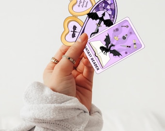 Fantasy Dragon Stickers: Fourth Wing Inspired, Rainbow Laminated Set
