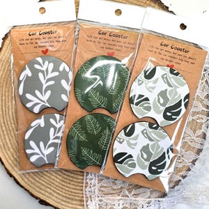 Plant Car Coasters: accessori per auto in neoprene