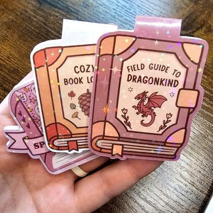 Field Guide to Dragonkind Magnetic Bookmark *Holographic Laminate*
