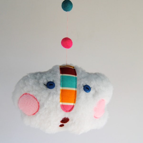 Mama Cloud, Modern Nursery, Hanging Cloud Ornament