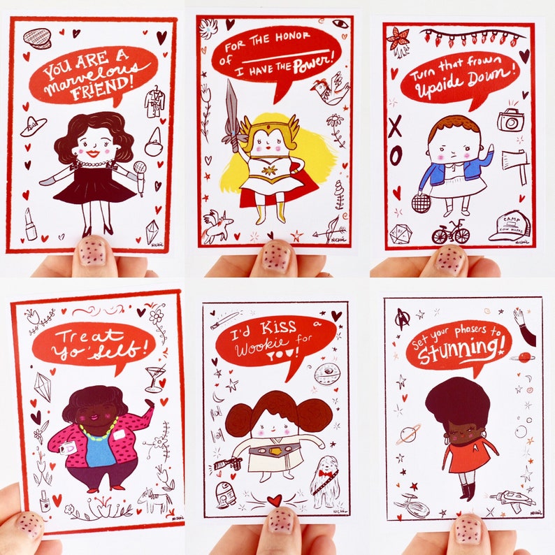 Tarjetas de Galentine // Tarjetas de San Valentín // Descarga digital // Imprimir desde casa // La manera perfecta de apoyar a tus amigas imagen 8