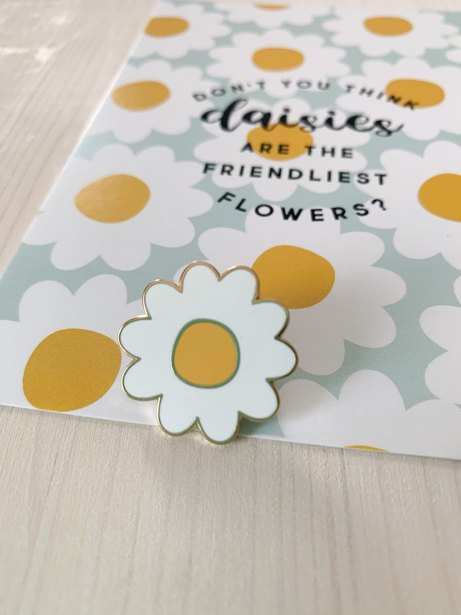 4x6 Youve Got Mail Daisies quote Fall Postcard print Etsy