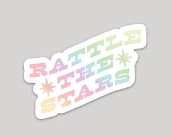 Rattle The Stars | Holographic sticker | Throne of Glass | SJM | Kindle decal