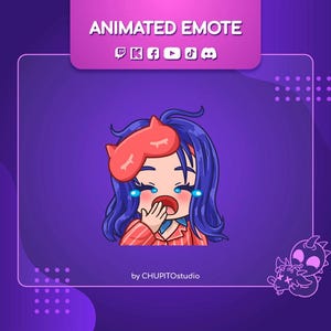MISIDE sleepy MITA *yawn* animated emote!! for ALL platforms (twitch, kick, facebook, tiktok, discord)