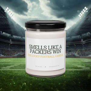 Green Bay Packers Candle - Perfect Football Gift & Game Day Decor