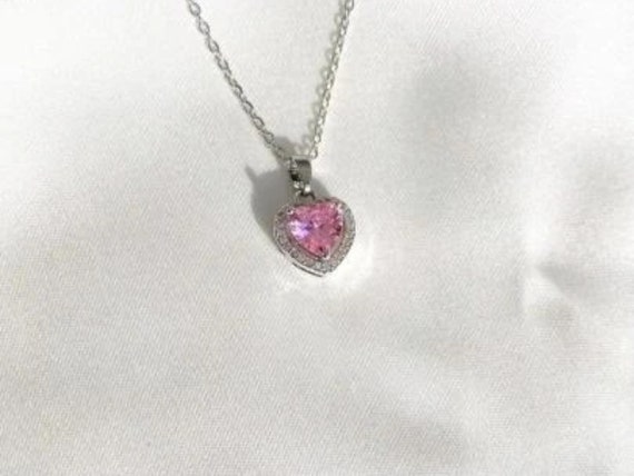 Feilok Collana Donna Con Ciondolo A Cuore Che Cambia Colore - Acciaio Inox Ipoallergenico, Lunghezza 50 Cm - 2