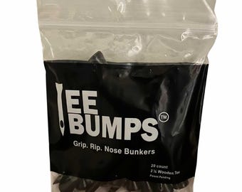 20 Pack BLACK Tee Bumps