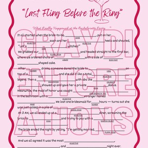 Bachelorette Party Activity Sheets Bundle - Etsy