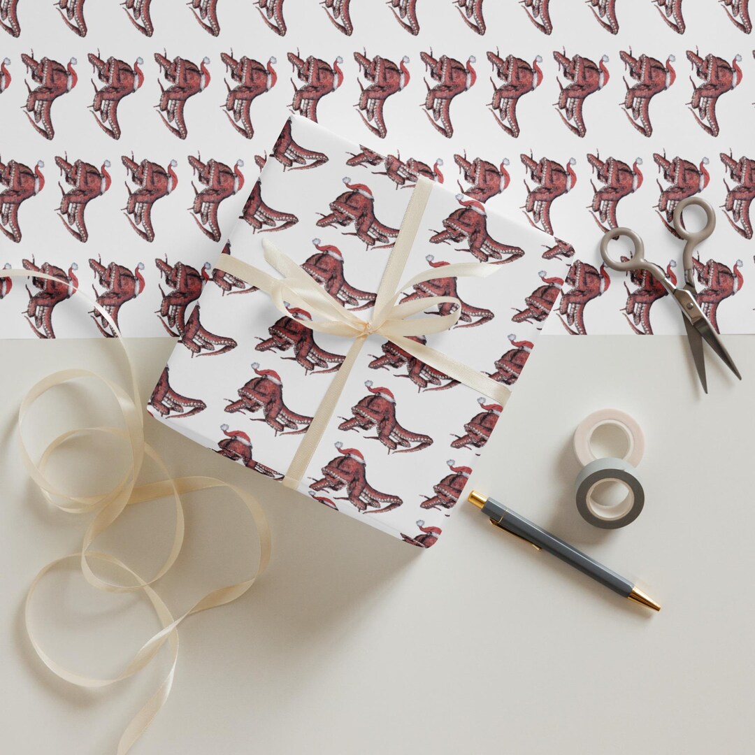 Octopus Wrapping Paper | Fun Hand-drawn Sea Creature Design | Set of 3 ...
