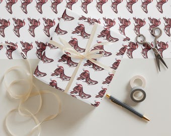 Octopus Wrapping Paper | Fun Hand-Drawn Sea Creature Design | Set of 3 Sheets | Whimsical Animal Gift Wrap for Christmas | Octopus Gift Wrap