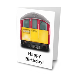 Tarjeta de cumpleaños personalizada de la clase 483 del metro de la Isla de Wight, Navidad